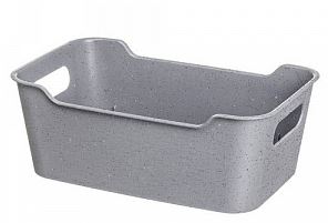 Корзинка универсальная Mango 2,4л 230х160х90мм  (гранит-серый)